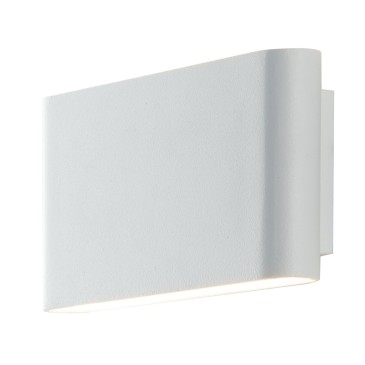 Applique da parete per esterno 2x5w a led a doppia emissione bianca Book