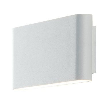 Applique blanche avec lumière LED de forme simple 10 watts 3000 kelvin