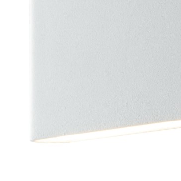 Applique blanche avec lumière LED de forme simple 10 watts 3000 kelvin