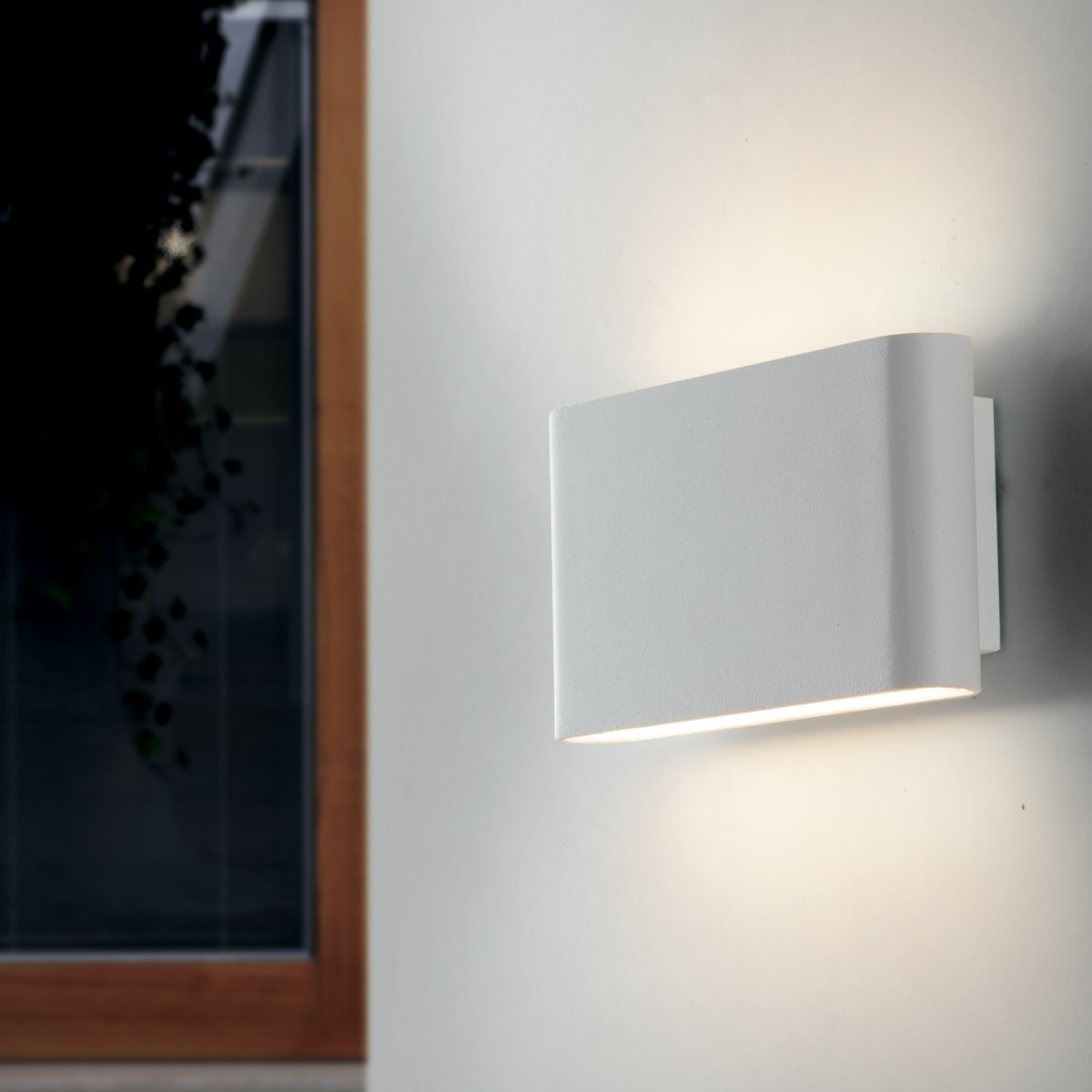 2x5W weiße Doppelemissions-LED-Außenwandleuchte Book