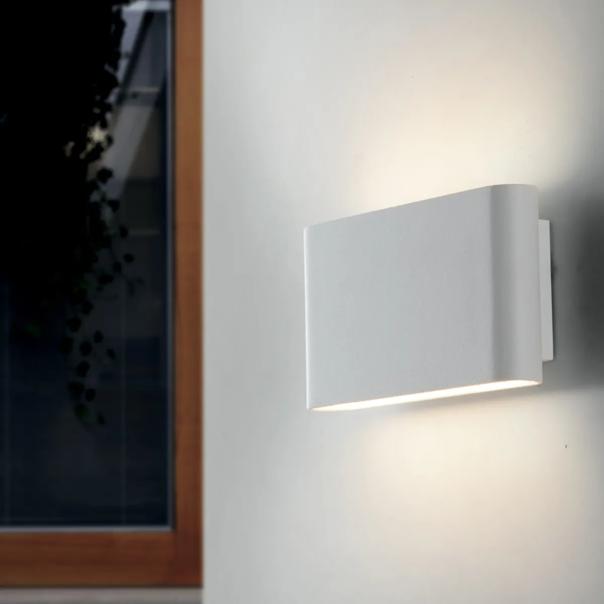 2x5W weiße Doppelemissions-LED-Außenwandleuchte Book