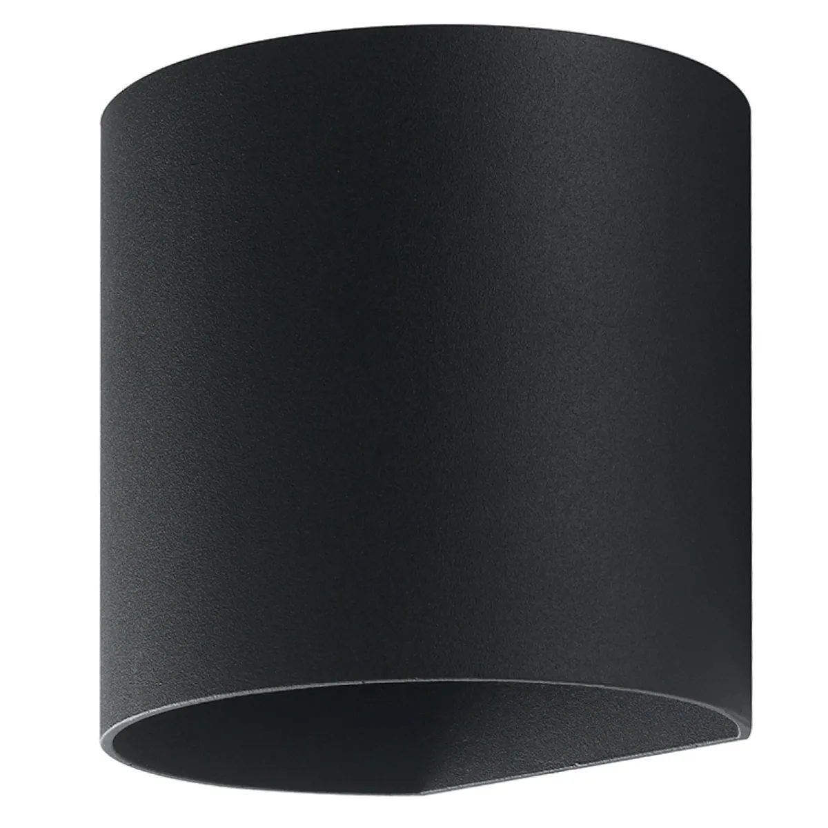 Cilly schwarze LED-Außenwandleuchte mit doppelter Emission, 7 W