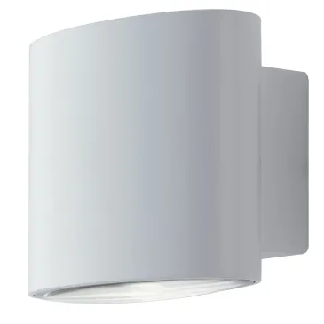 Applique da parete per esterno 2x4W a led doppia emissione bianca Elly