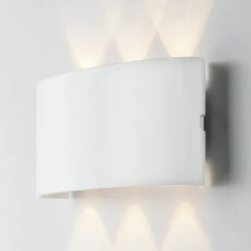 Applique da parete per esterno 6W a led doppia emissione bianca Buggy
