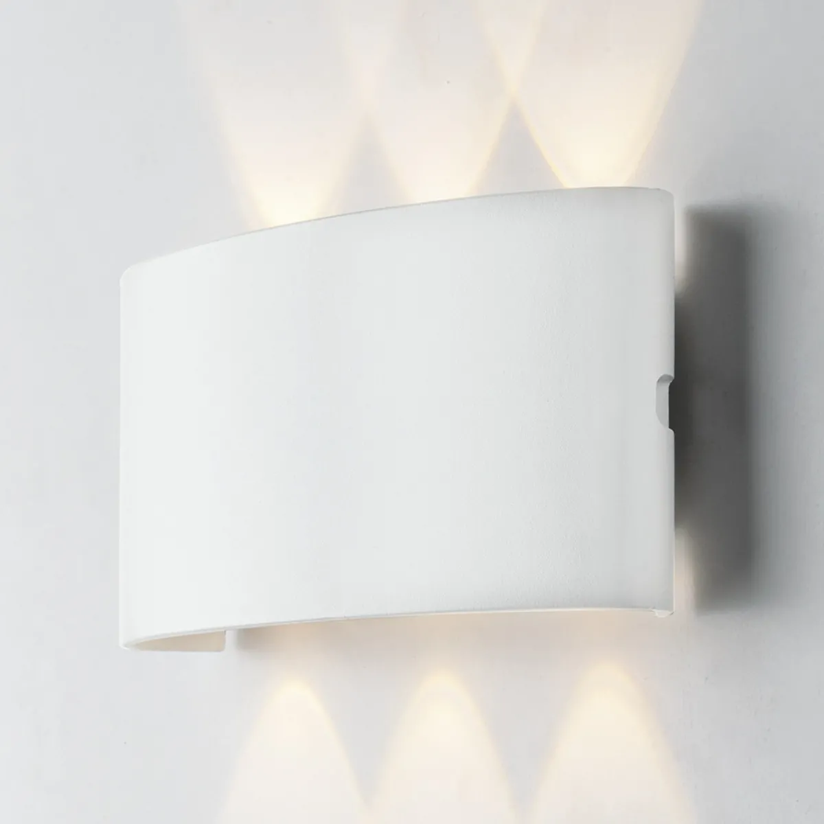 Applique da parete per esterno 6W a led doppia emissione bianca Buggy