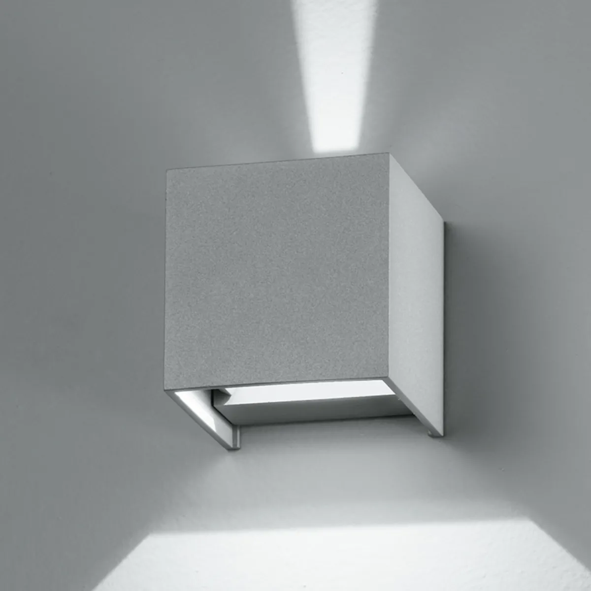 Bert graue 2x5W 4000K LED-Außenwandleuchte
