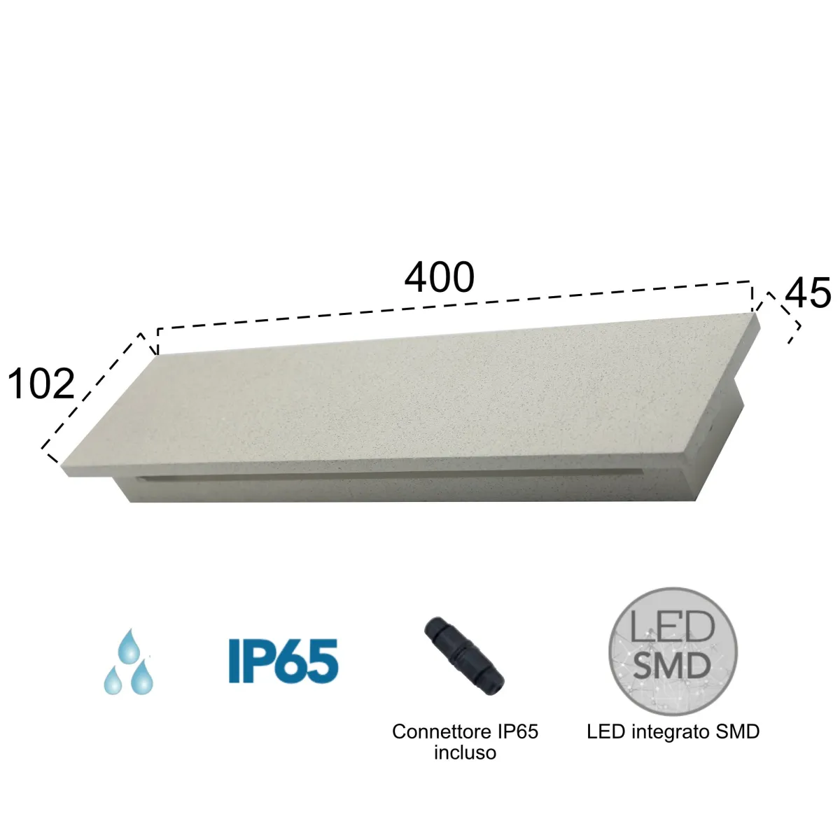 Applique da Esterno Doppia Emissione LED 12W | Mondialshop
