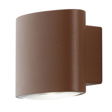 Applique d'extérieur 2x4w avec led corten Elly double émission