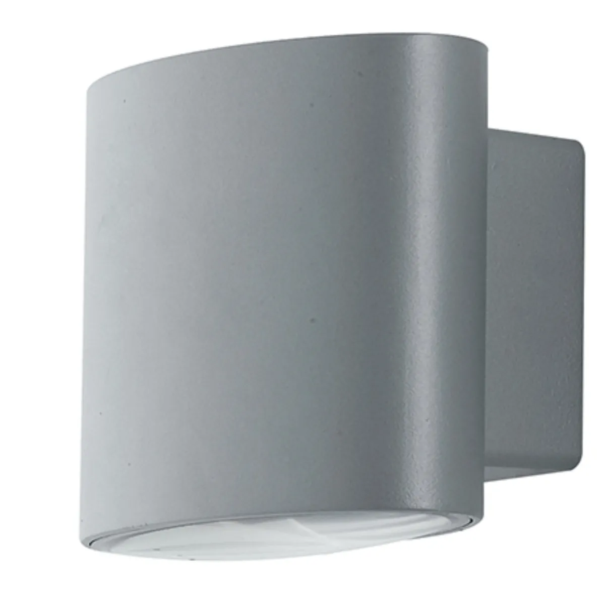 Applique da parete per esterno 2x4w a led argento Elly