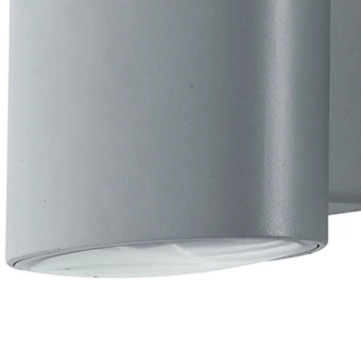 Applique da parete per esterno 2x4w a led argento Elly