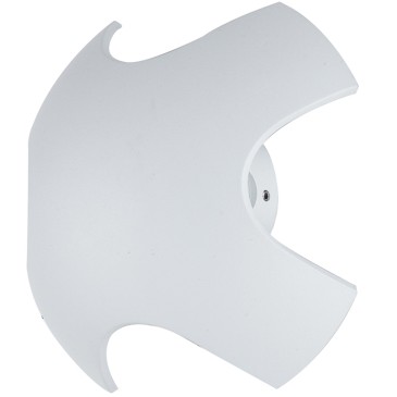 Applique murale croix blanche avec éclairage LED 8 watts 3000 Kelvin