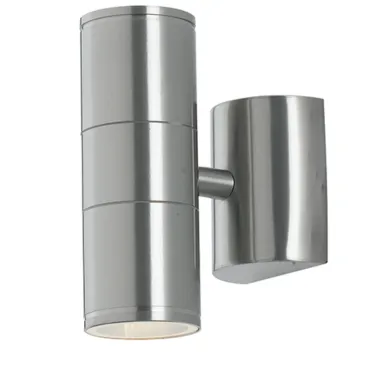 Applique da parete per esterno 2x35w GU10 acciaio Gazza