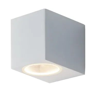 Applique d'extérieur 35W GU10 blanc Cubby