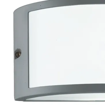 Applique da parete per esterno 42w E27 tripla emissione argento Texas