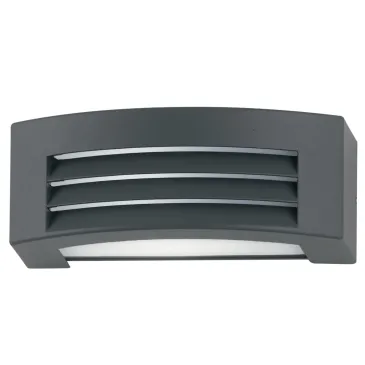 Moderne anthrazitfarbene Außenwandleuchte | Mondialshop