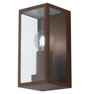 Applique MONDRIAN en métal bronze et avec diffuseur en verre 1xE27 max 60W