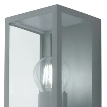 Applique da parete per esterno 42w E27 argento Lamp