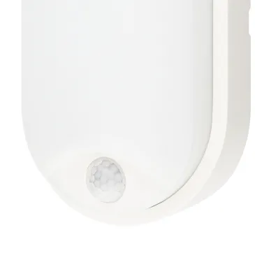 Plafoniera per esterno 14W a led 4000K con sensore bianca Sensy