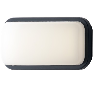 Anthrazitfarbene oder weiße LED-Außendeckenleuchte | Mondialshop