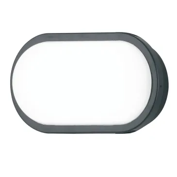 20W anthrazitfarbene LED-Außendeckenleuchte Shirley Round