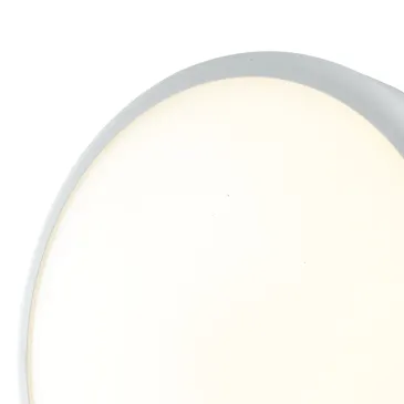 Plafoniera per esterno 20W a led 4000K bianca Meg Round