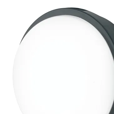 Plafoniera per esterno 15W a led antracite Meg Round