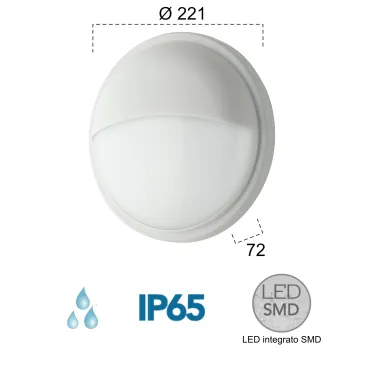20W LED-Außendeckenleuchte...
