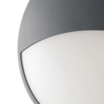 Plafonnier anthracite avec lumière LED avec paupière