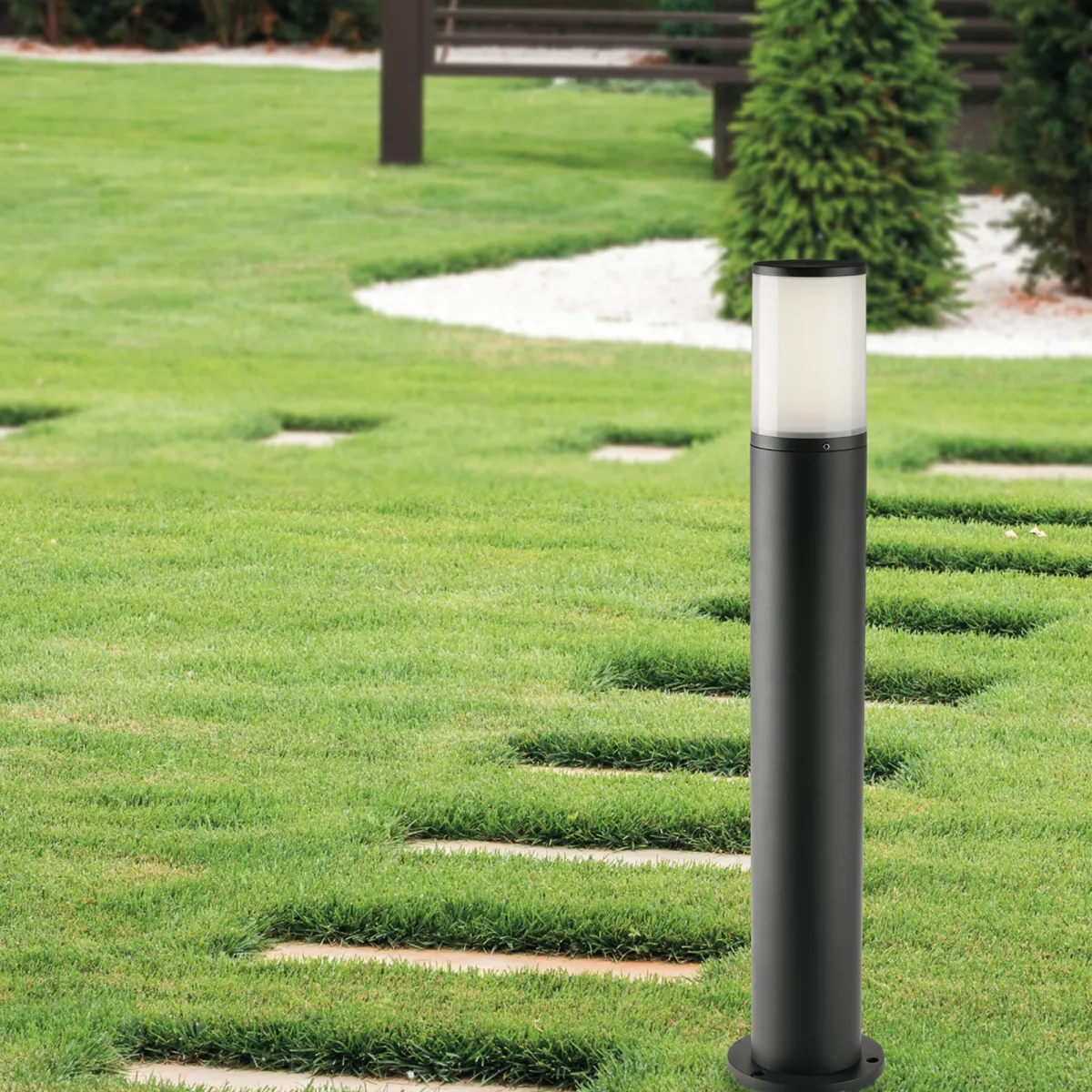 Palo Luce per Esterni Antracite LED | Mondialshop