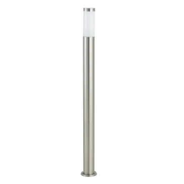 E27 Außenpollerleuchte in Satin-Nickel | Mondialshop