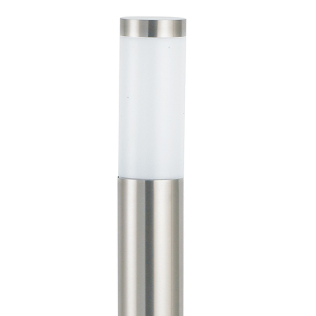 E27 Außenpollerleuchte in Satin-Nickel | Mondialshop