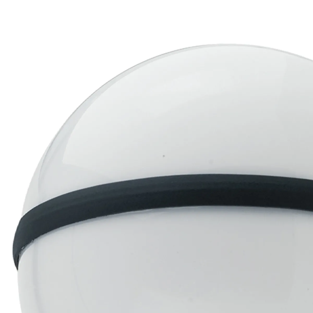Applique da parete per esterno 60W E27 nera Orb