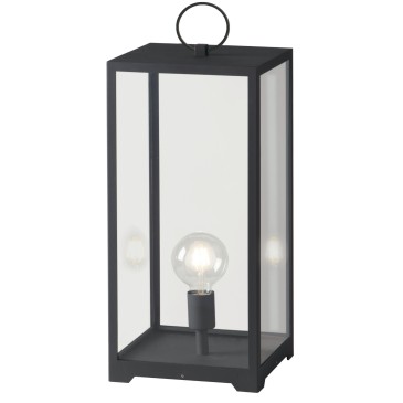 Lanterne au sol pour extérieur 60W E27 anthracite Gastly