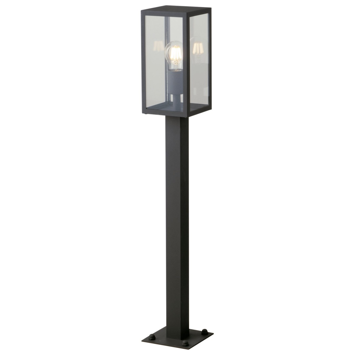 Paletto luce da esterno 60W E27 antracite Gastly