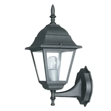 lampada applique lanterna classica in versione nera o bianca.