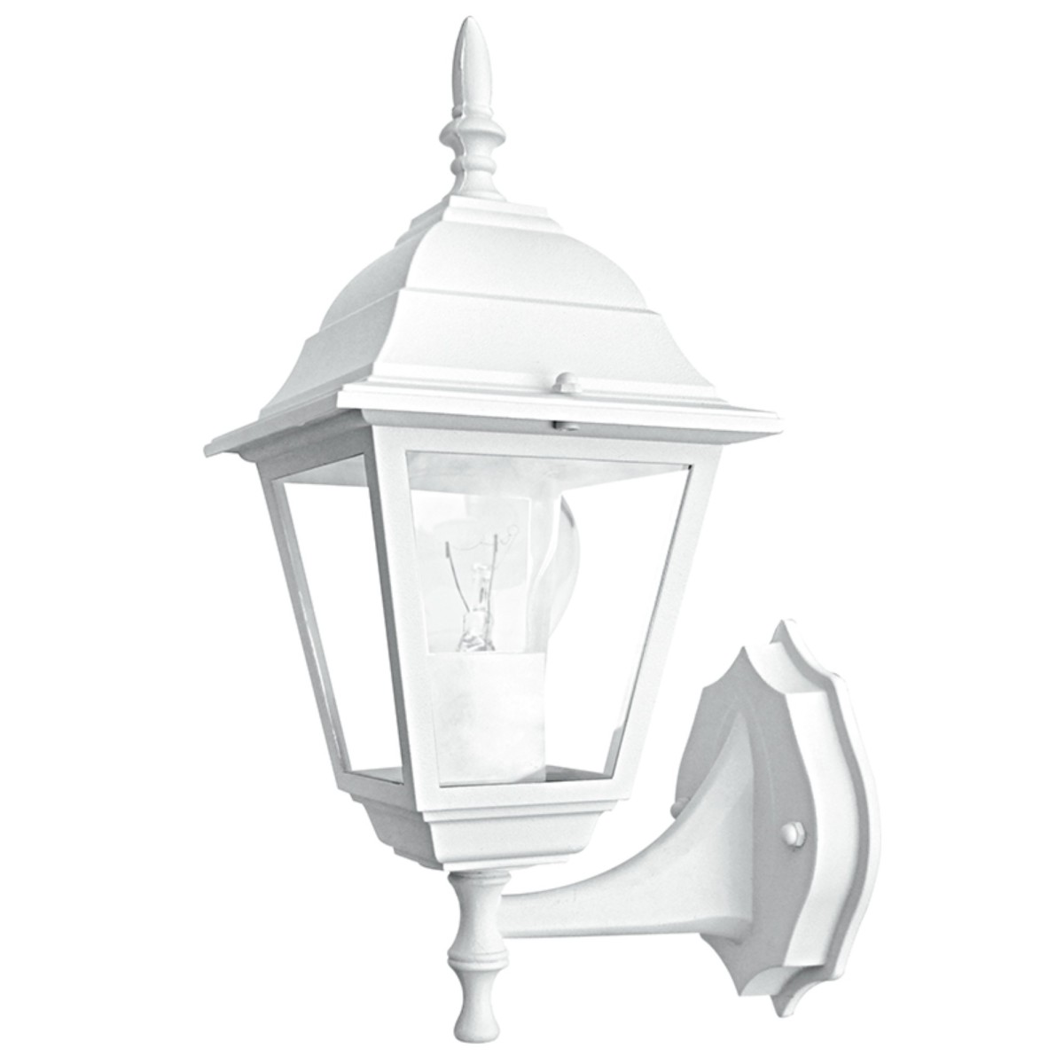 Lanterne en applique blanche pour l'extérieur
