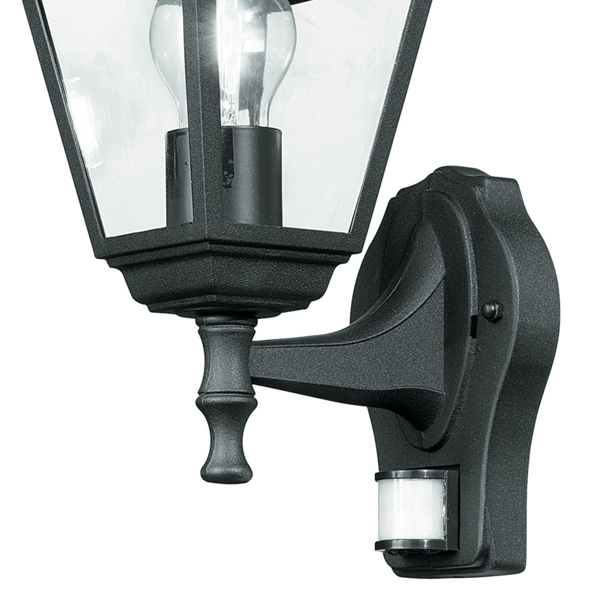 Applique da Parete LED - Nero - E27 Attacco - IP44-modern 