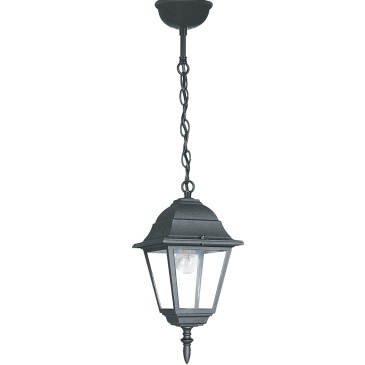 Lampadario a sospensione 60W E27 nero Paris