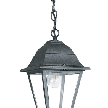 Lampadario a sospensione 60W E27 nero Paris