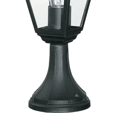 Poteau de jardin étanche noir