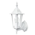 Applique da parete per esterno 60W E27 bianca London Up