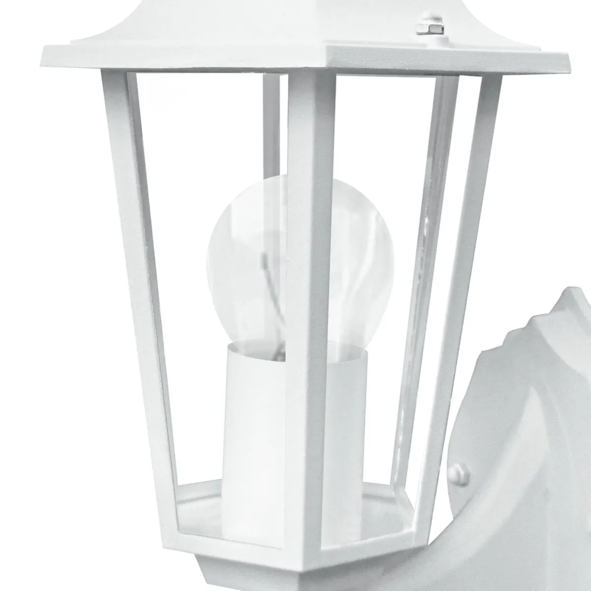 Applique da parete per esterno 60W E27 bianca London Up