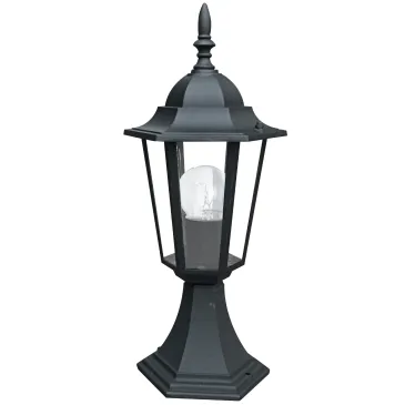 Lanterna da terra per esterno 60W E27 nera London
