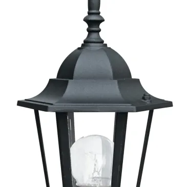 Lanterna da terra per esterno 60W E27 nera London