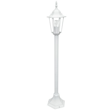 Paletto luce da esterno 60W E27 bianco London