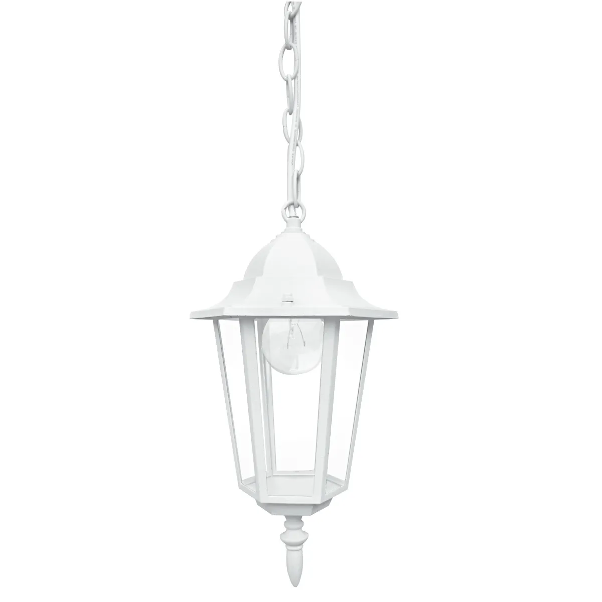 Lampadario a sospensione 60W E27 bianco London