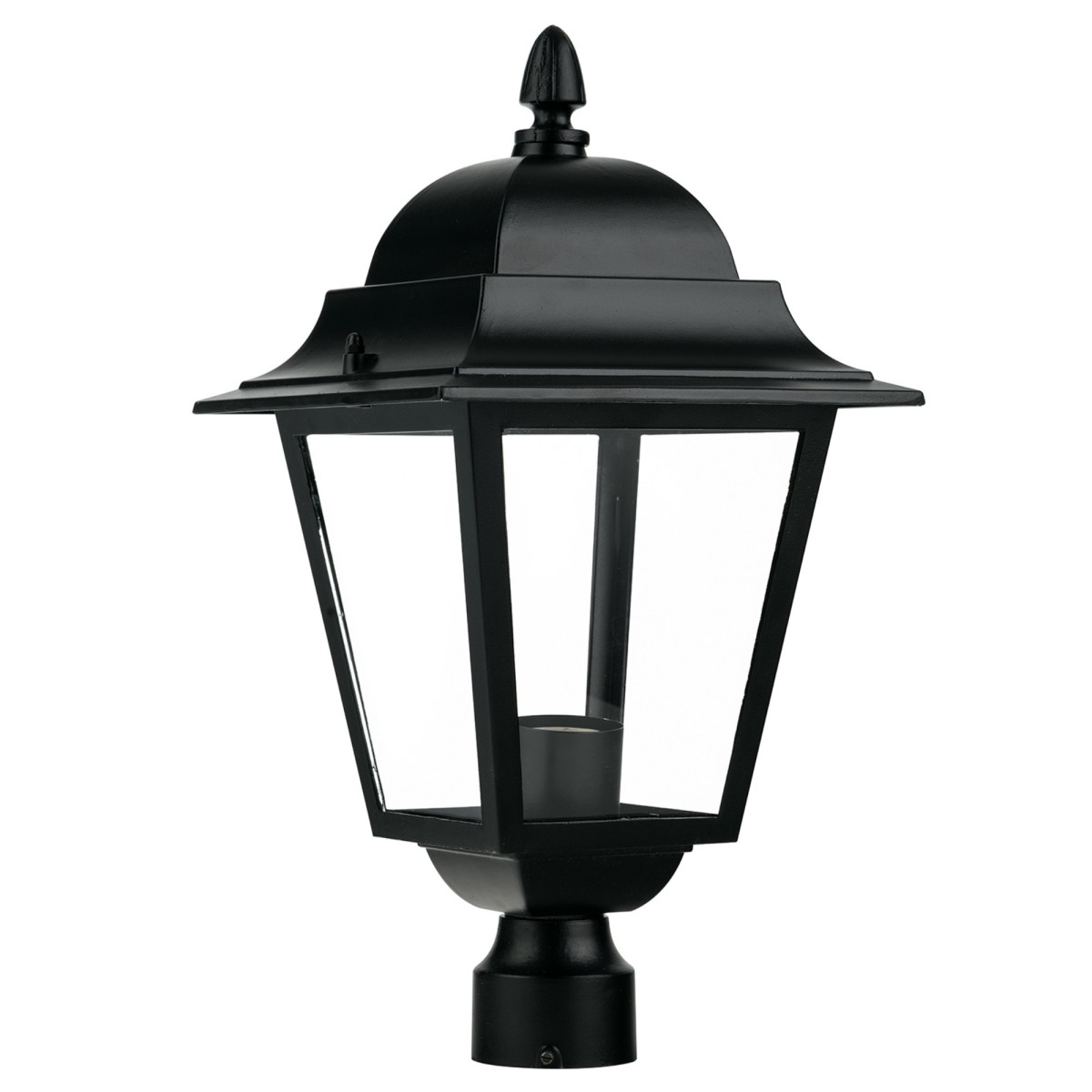 TOKYO lampadaire LED E27 acier poteau NOIR extérieur étanche