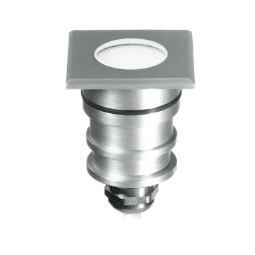 Spot encastré LED 3 W pour marches, nickel | Mondialshop