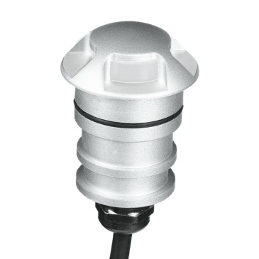 Encastré 3W 3000K led steplight quadruple émission broche nickel