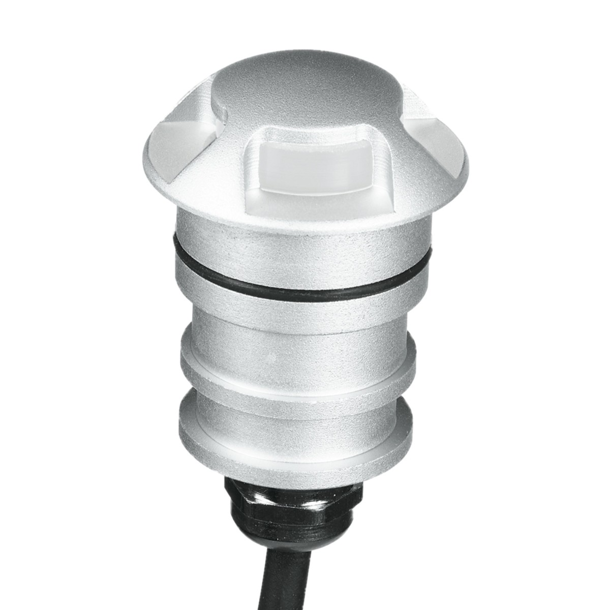 Encastré 3W 4000K led steplight quadruple émission broche nickel